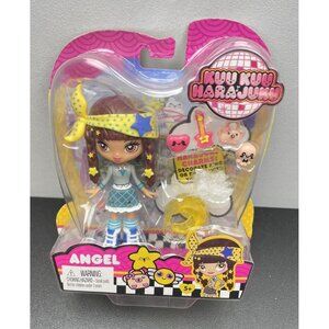 KUU KUU HARAJUKU 4" ACTION FIGURE DOLL - ANGEL with RING & 4-CHARMS (#8832)